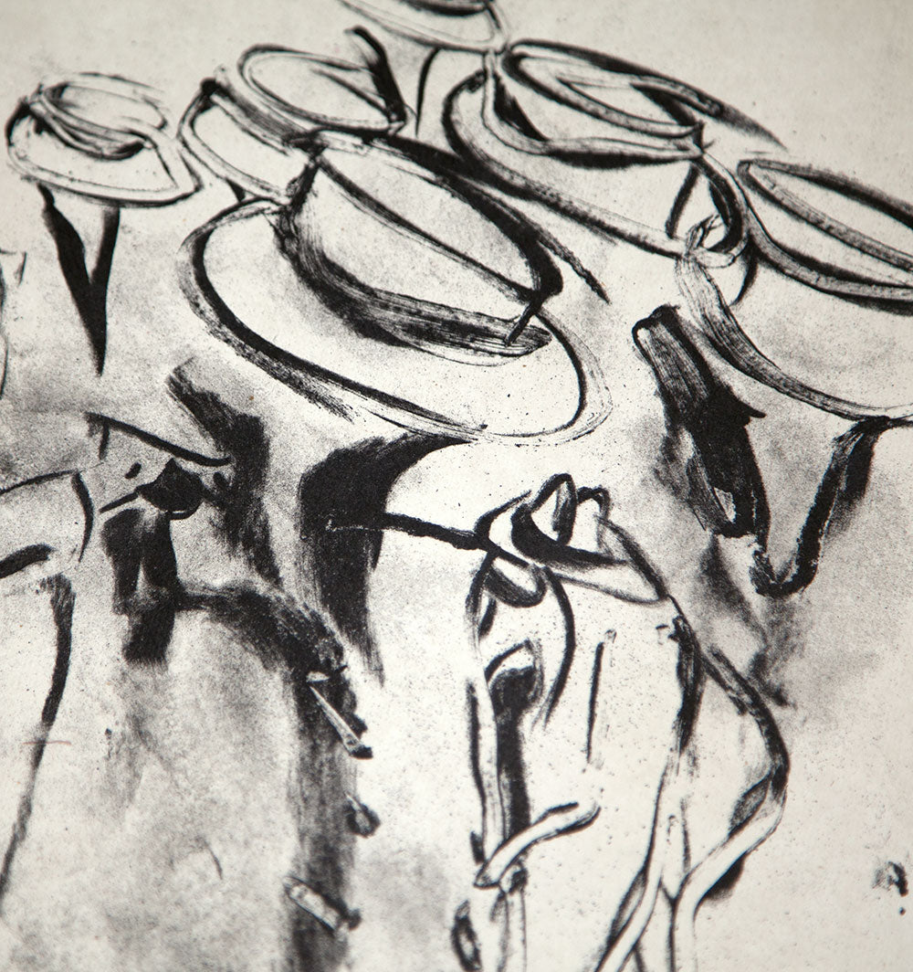 Willem DE KOONING Lithograph ORIGINAL Ltd.EDITION "America" w/Frame