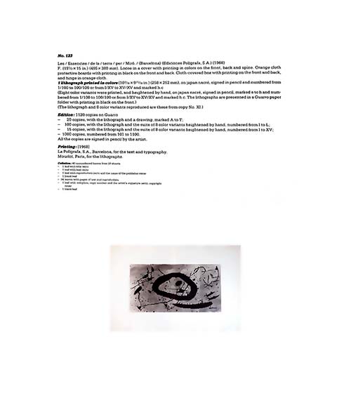 Joan MIRO Limited Ed. ORIGINAL Double Lithograph 1968 Lt. Ed. w/Frame