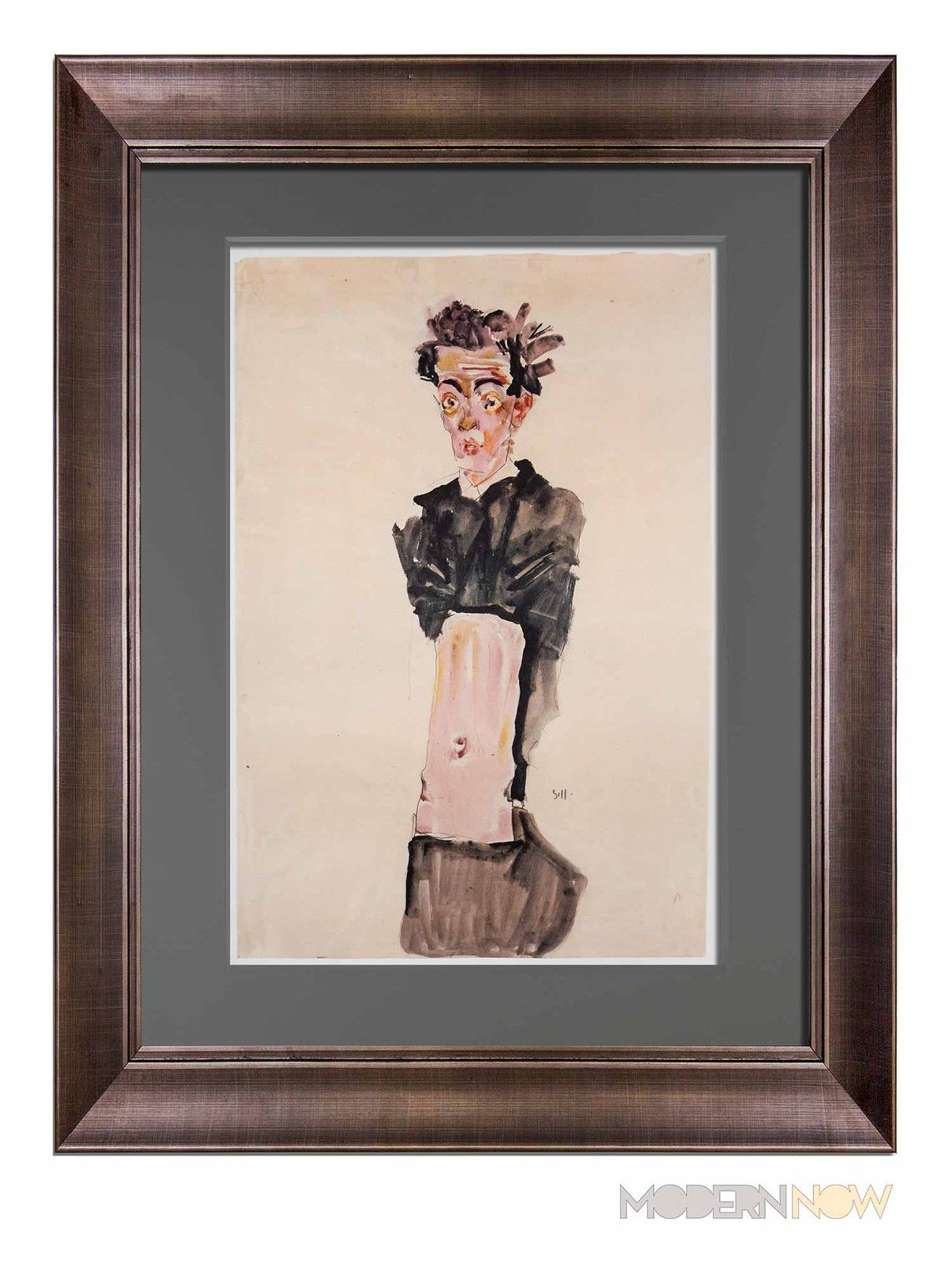 Egon Schiele Lithograph "Self Portrait" 1911