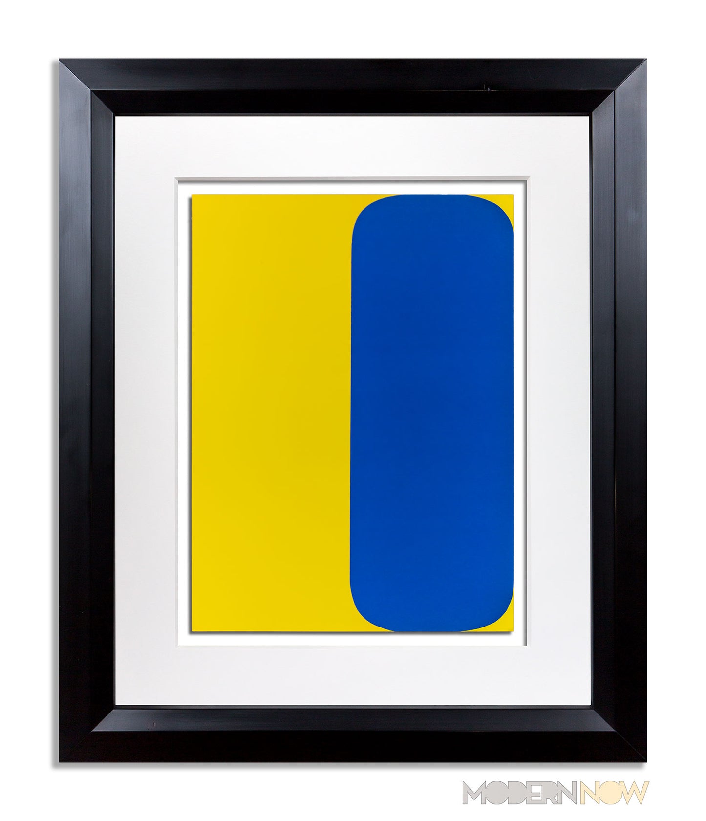 Ellsworth Kelly Original Lithograph - Yellow/Blue, 1964