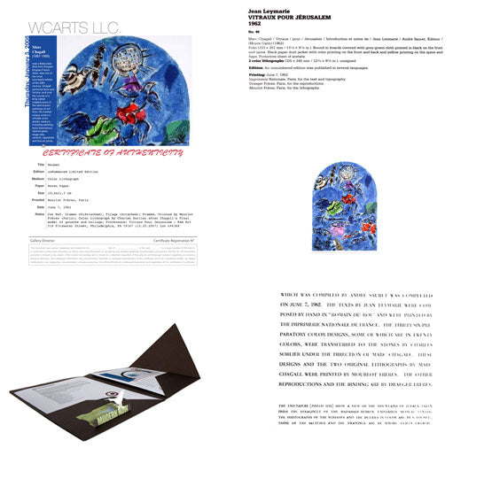 Marc CHAGALL Lithograph LIMITED Ed. "Reuben" + Cat .Ref.c49 ++Gallery Framing