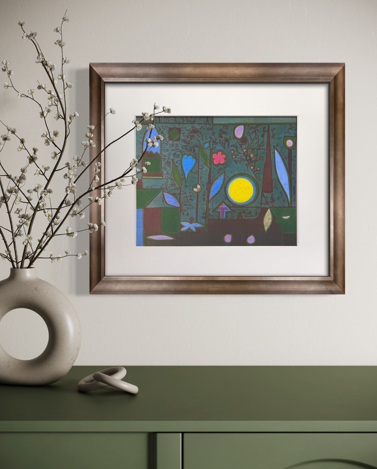Paul Klee Full Moon in the Garden 1940s Lithograph Limited Edition COA