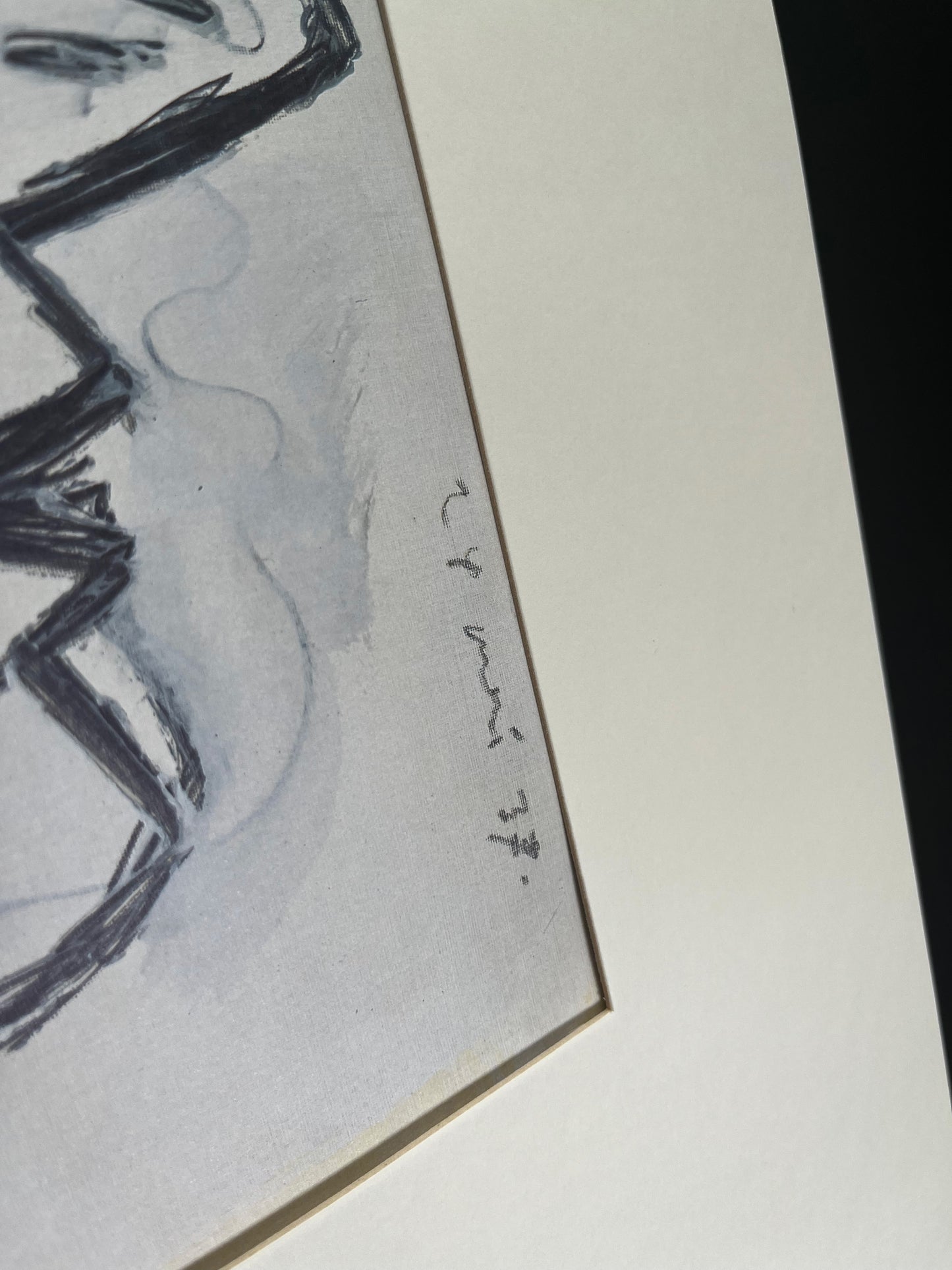 Pablo PICASSO Lithograph Head GUERNICA Ltd Edition Study +Custom FRAME