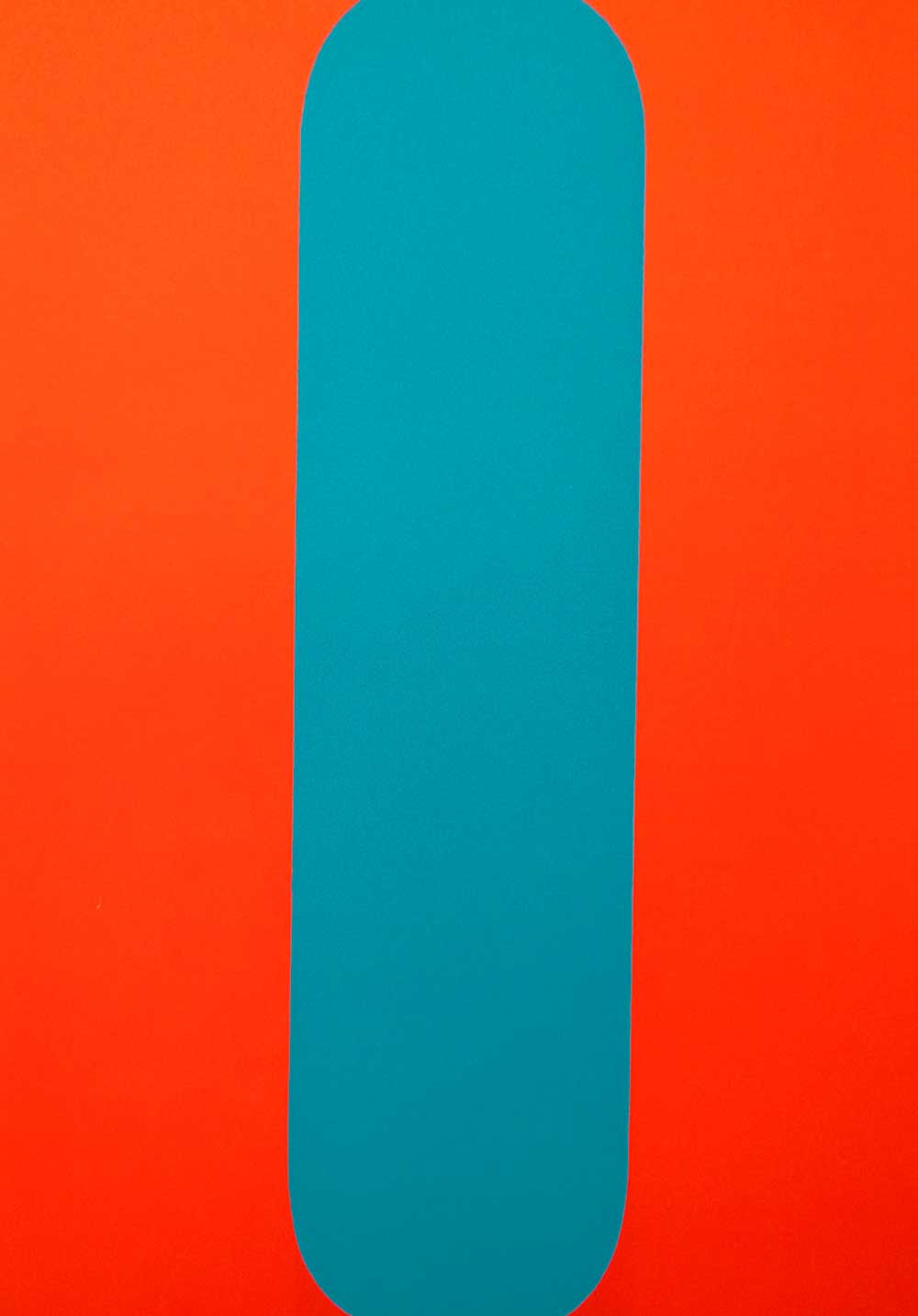 Ellsworth KELLY Lithograph ORIGINAL 1964 Red/Blue LIMITED Ed. w/Custom Frame