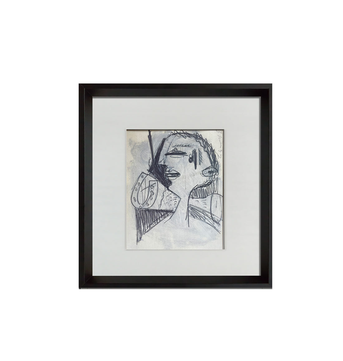 Pablo PICASSO Lithograph GUERNICA Prepatory Head Sketch Ltd Edition Study +Custom FRAME