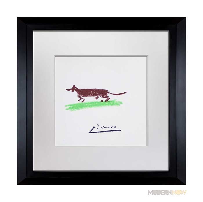 Pablo Picasso Limited Edition Lithograph "El Perro de David"