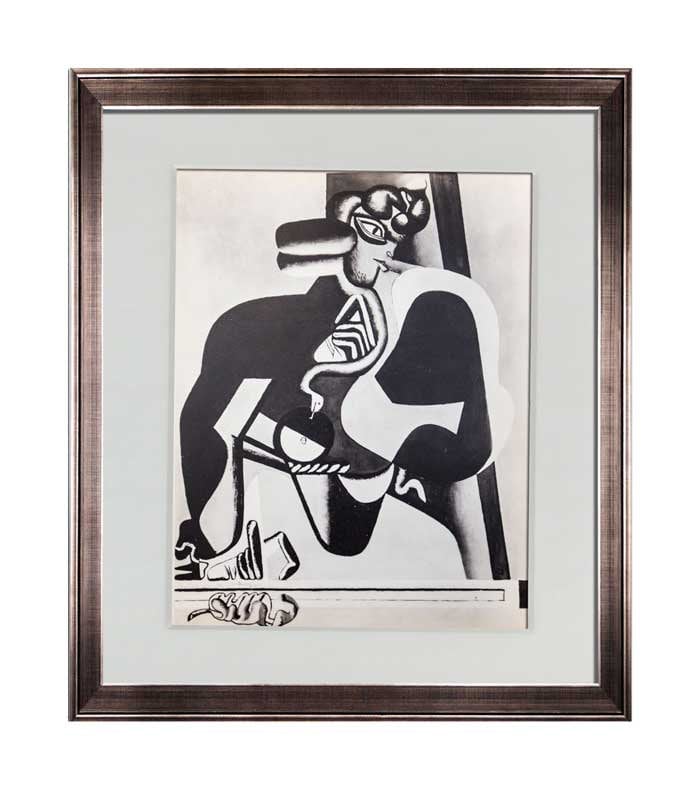 Le CORBUSIER Lithograph Limited Edition "La Femme a la Cleopatre" w/Frame
