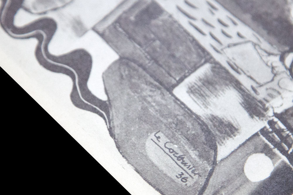 Le CORBUSIER Lithograph SIGNED "Femmes et Cheval" 1936 w/Frame