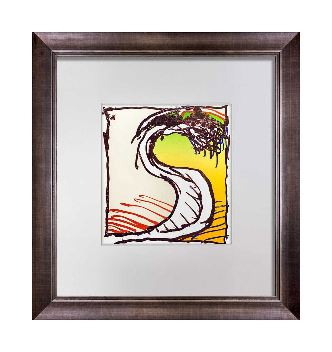 Pierre ALECHINSKY Original Lithograph Ltd 1981 with Frame Included