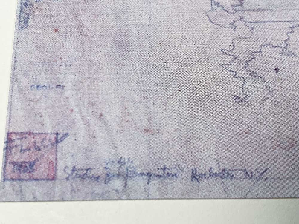 Frank Lloyd WRIGHT Lithograph #’ed LIMITED Ed. "EE Boynton House, NY +FRAMING