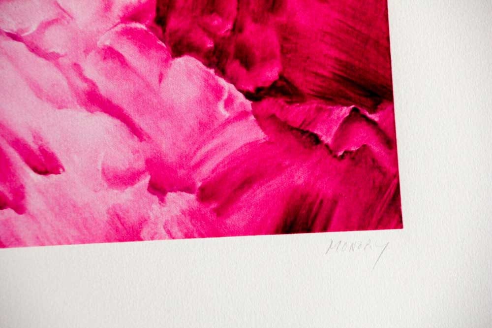 Jacques MONORY Serigraph Hand SIGN & No. LTD ED 75+Custom FRAMING