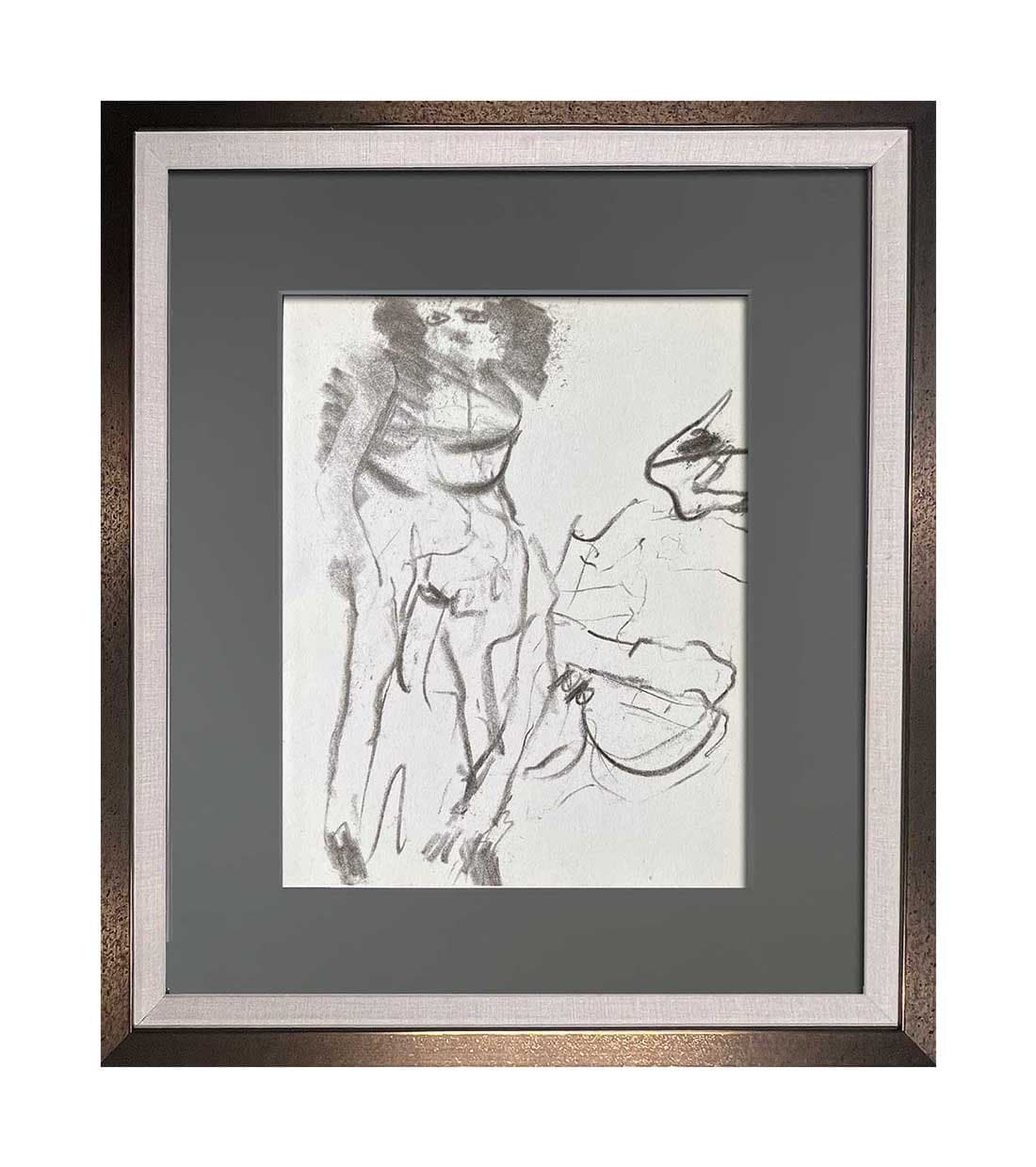 4 Willem de Kooning Lithographs ORIGINAL 1967 (4pc Set) Hand SIGNED w/Frame