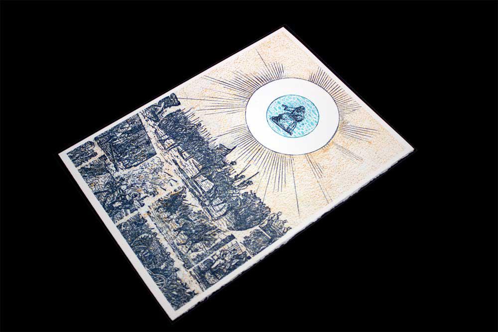 Max Ernst LITHOGRAPH Original Numbered LIMITED Ed. "Seen and approved" w/Frame