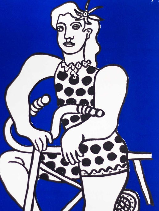 Fernand LEGER Limited Edition ORIGINAL Lithograph 1950's Le Cirque Acrobat