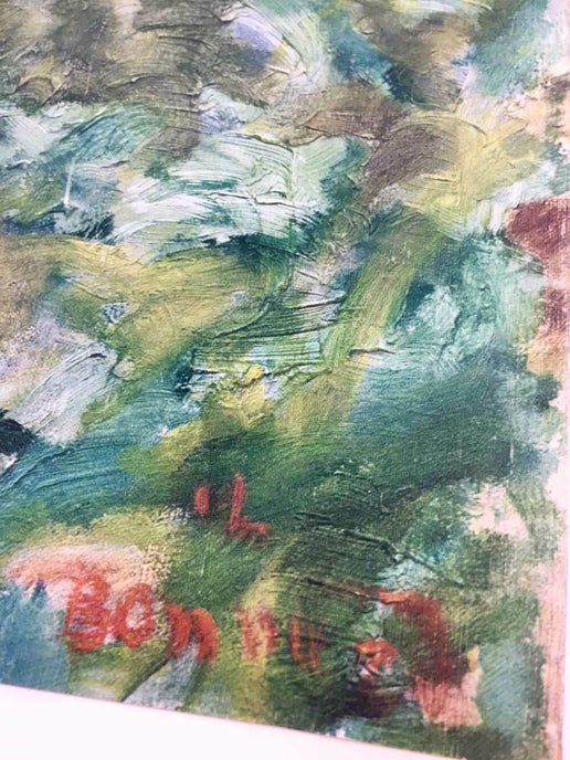 Pierre BONNARD Lithograph SIGN "Village", 1923 , Limited Edition