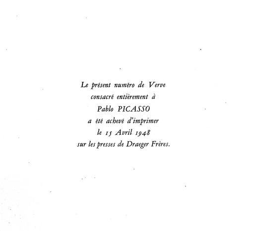 Pablo Picasso Limited Ed. Lithograph, 1948