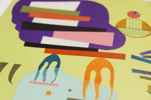 Wassily KANDINSKY Lithograph 1969 Limited Edition SIGN w/Frame Included