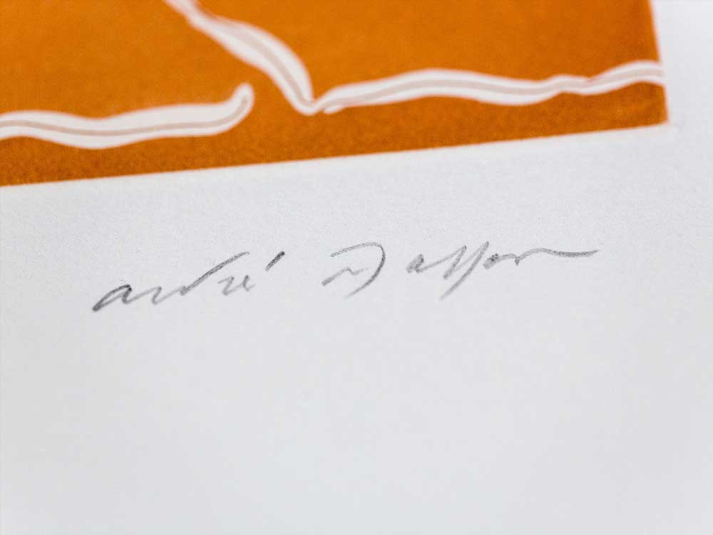 Andre MASSON ETCHING Hand SIGNED & Numbered "Arc" * Lt. Ed. no 89/120