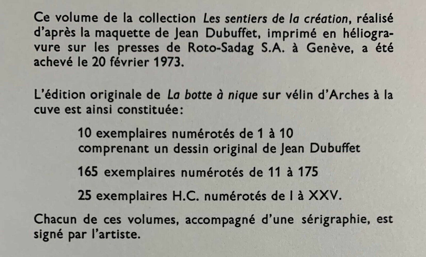 Jean Dubuffet LITHOGRAPH Vacuum Forms 1973 Limited EDITION - w/Archival Frame