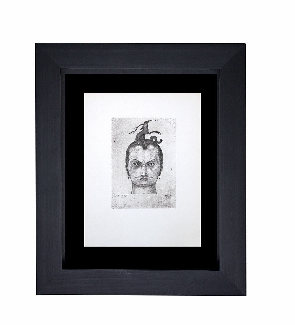Paul KLEE Lithograph LTD Edition “Head of Menace" w/FRAME Included