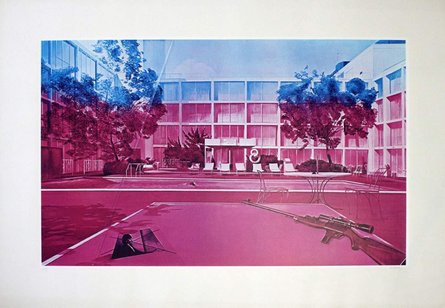 Jacques MONORY Serigraph Hand SIGN & No. LTD ED 22/75