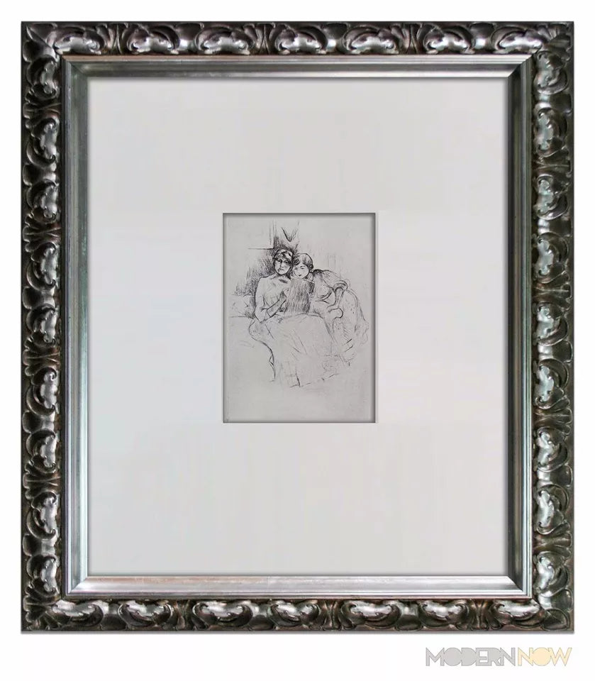Berthe MORISOT Limited Edition LITHOGRAPH ~ The Lesson +Archival FRAMING