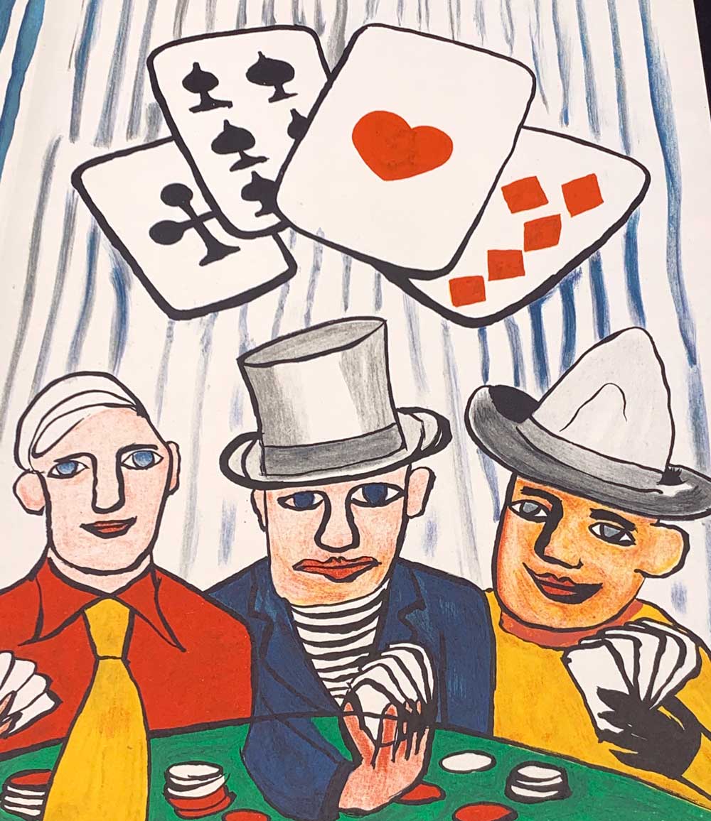 2 Alexander CALDER Original COLOR Lithographs (2pc SET) 1975 w/FRAME Included