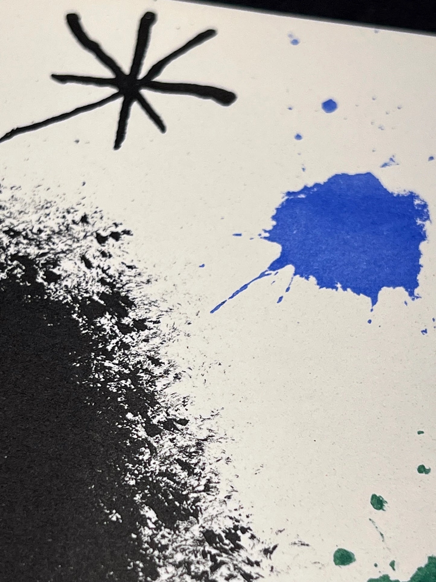 Original Joan Miro Lithograph Hand Sign 1964