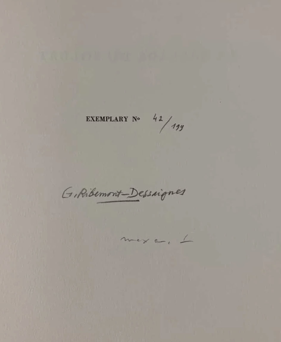 Max Ernst Original Numbered LIMITED Ed. LITHOGRAPH "Kill the firefly?" w/Frame