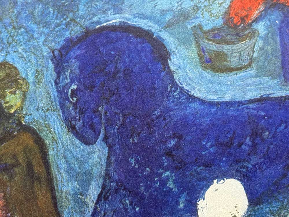 Marc CHAGALL Limited Edition LITHOGRAPH "...My Homeland " w/Frame included