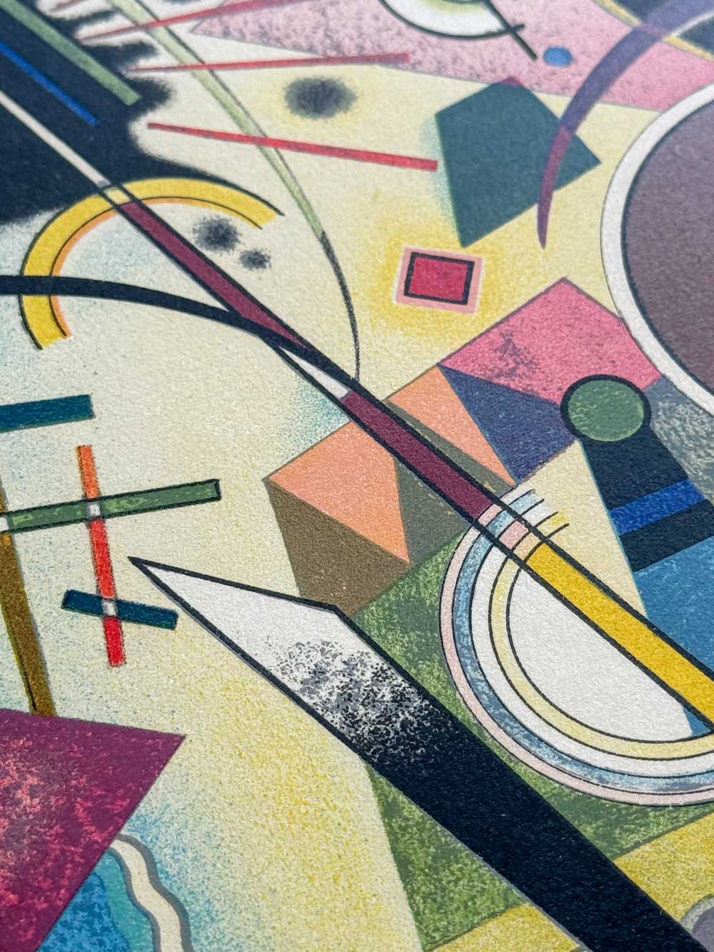 2 Wassily Kandinsky Lithographs Limited Edition (2pc SET) w/Frame Included