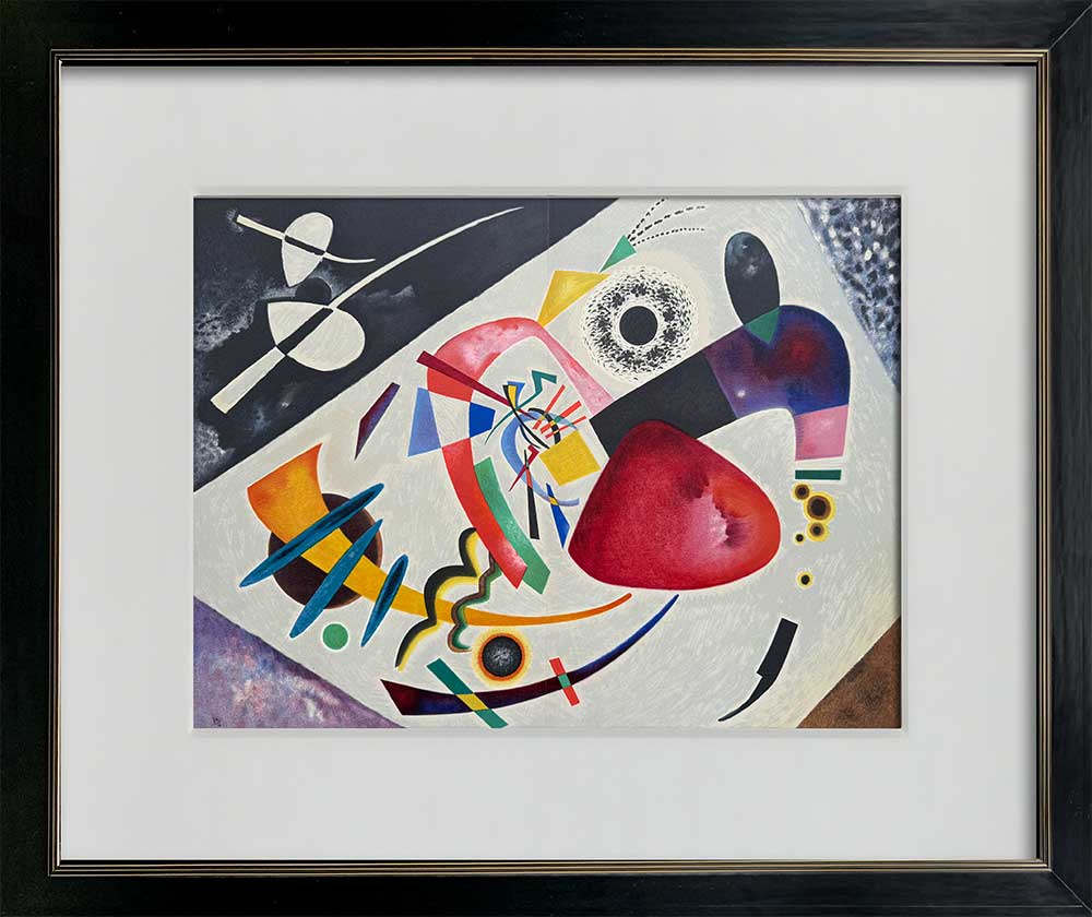 2 Wassily Kandinsky Lithographs Limited Edition (2pc SET) w/Frame Included