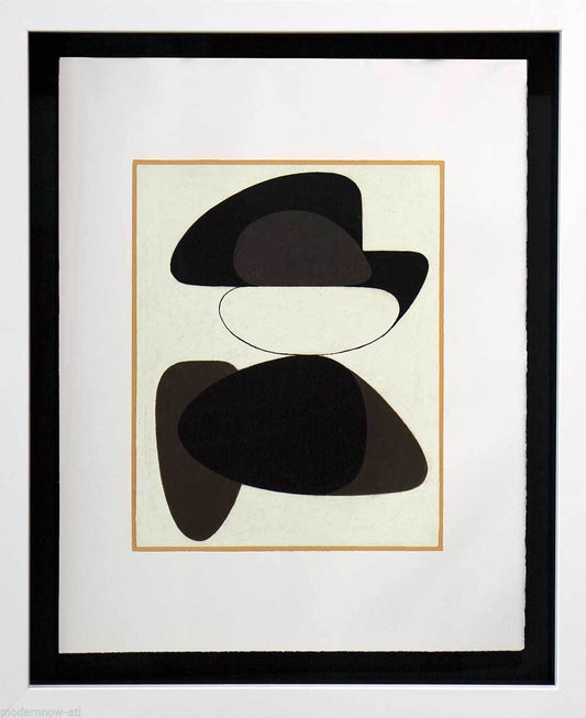 Victor VASARELY Original LITHOGRAPH Limited Ed. w/Custom Frame