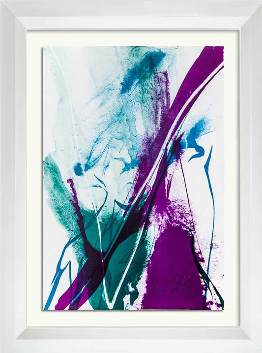 Paul JENKINS Lithograph Original - Hand SIGNED in Pencil, on Rives w/FRAMING