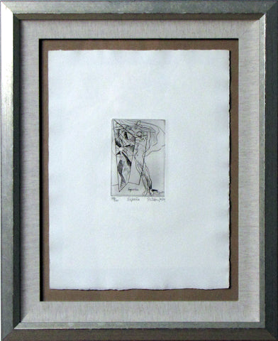 Stanley HAYTER Etching Hand SIGNED Ltd. Edition 100 w/Archival FRAME