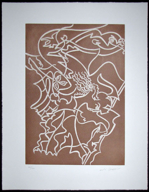Andre MASSON Original ETCHING Hand SIGNED* & Numb + "ATHENA" Lt. ed. 89/120