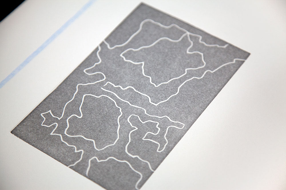 Jean ARP woodcut ENGRAVING “Multiple Woman VIII" Limited Ed. on RIVES w/Frame