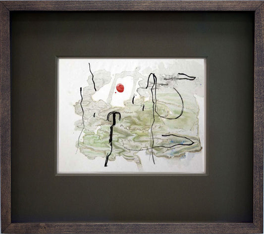 Joan MIRO Limited EDITION Lithograph Watercolor 1963 w/Cat Ref. c82 w/Frame