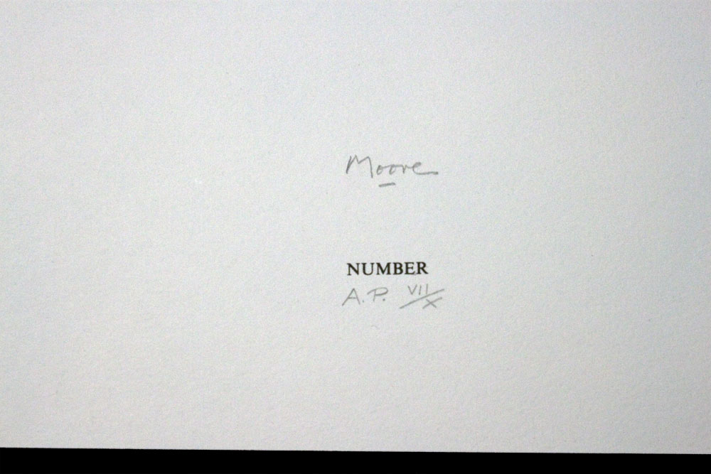 Henry Moore Original Lithograph "The Forest", 1973