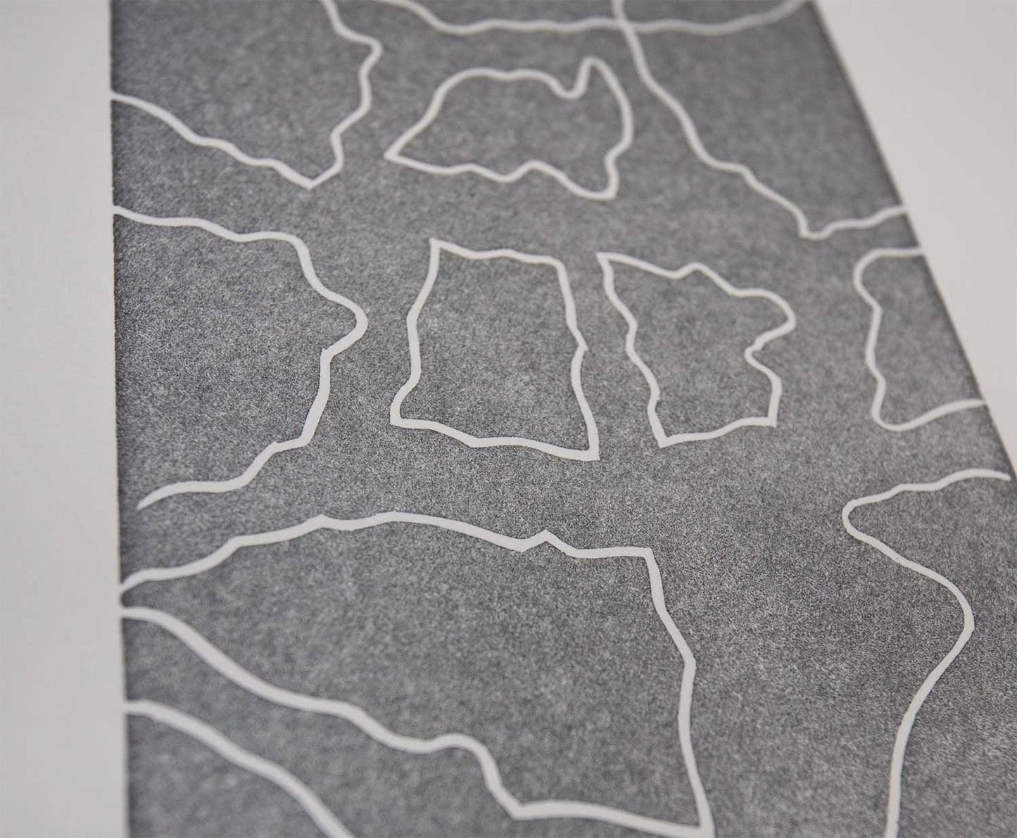 Jean ARP woodcut ENGRAVING “Multiple Woman IV" Limited Ed. on RIVES w/Frame