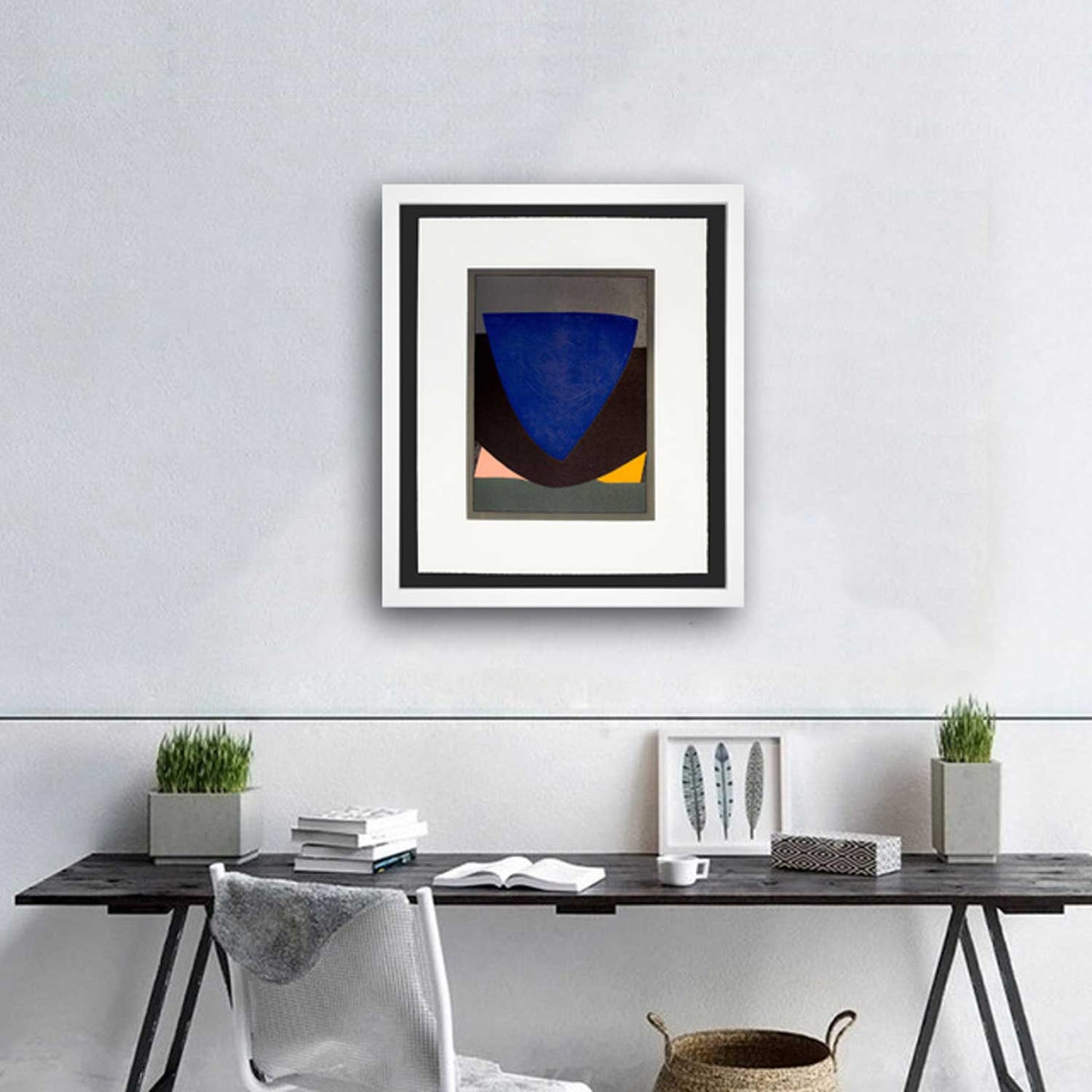 Victor VASARELY Original LITHOGRAPH Limited Edition w/Custom Frame