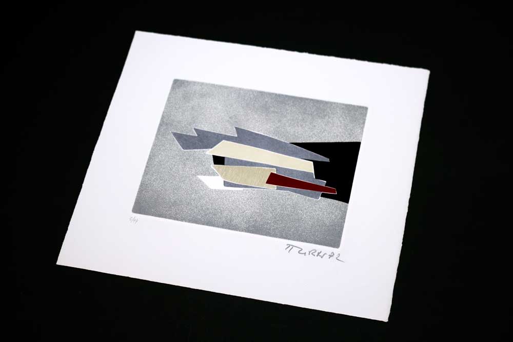 Hans RICHTER Original ETCHING Hand SIGNED "Our Future..." w/Custom Frame