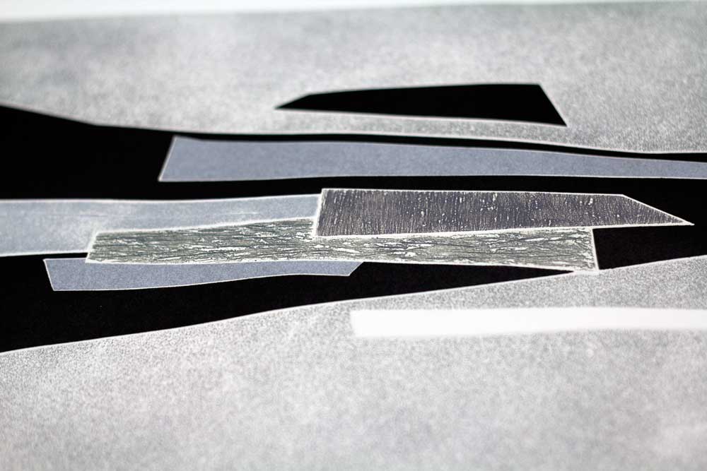 Hans RICHTER Original ETCHING Hand SIGNED "As Mondrian..." w/Custom Frame