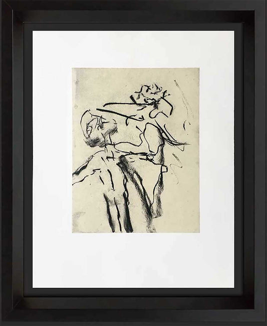 Willem DE KOONING Lithograph ORIGINAL Ltd.EDITION no. 169 w/Custom Frame