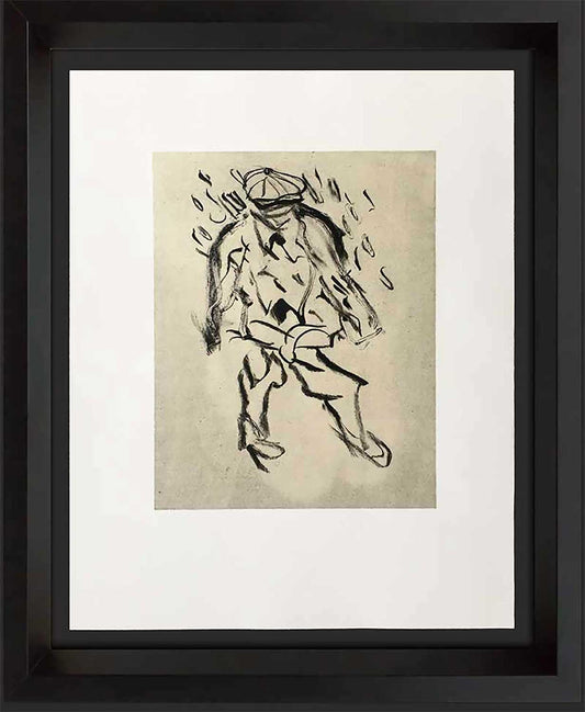 Willem DE KOONING Lithograph ORIGINAL"Man without a country" Ltd.EDITION
