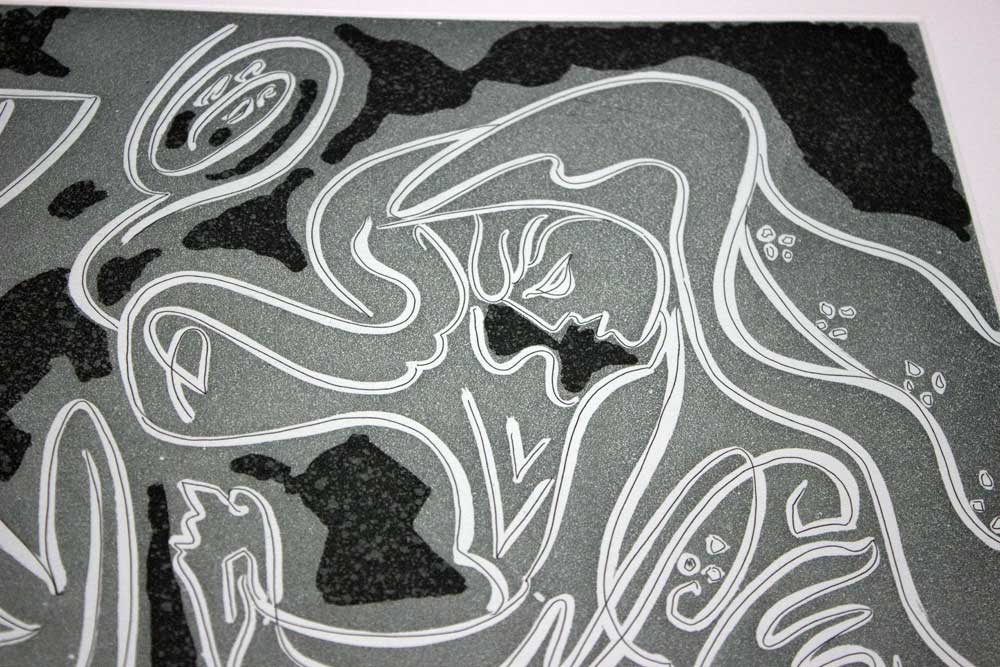 Andre MASSON 25x19in ETCHING Hand SIGNED & Numbered "Penelope" * w/Frame