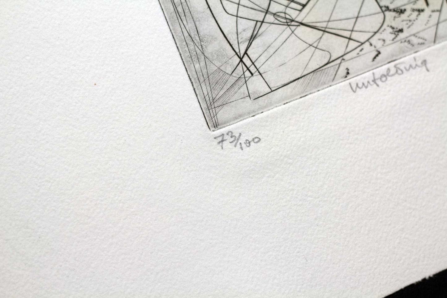 Stanley HAYTER Etching Hand SIGNED Ltd. Edition w/Custom Archival FRAME