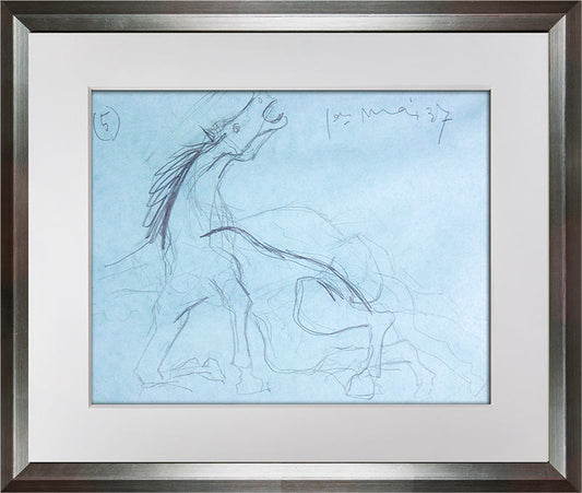 Pablo PICASSO Lithograph GUERNICA Horse STUDY Ltd Ed w/Custom FRAME