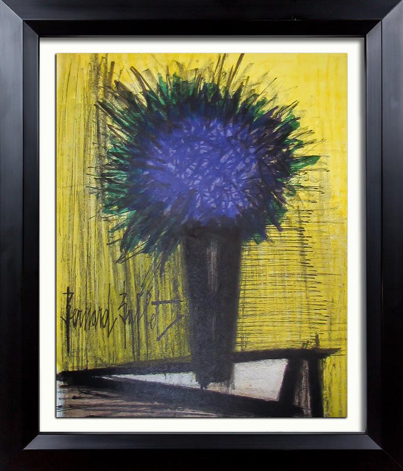 Bernard BUFFET Original LITHOGRAPH Ltd. EDITION "..Bouquet of Flowers" w/Frame