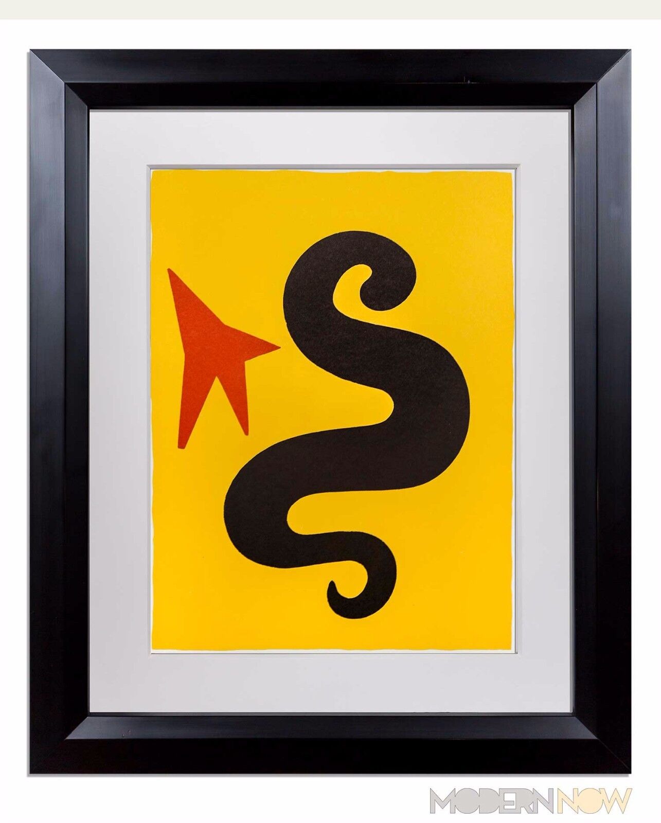 Alexander CALDER Lithograph LIMITED Edition Color 1971 +Custom Archival FRAMING